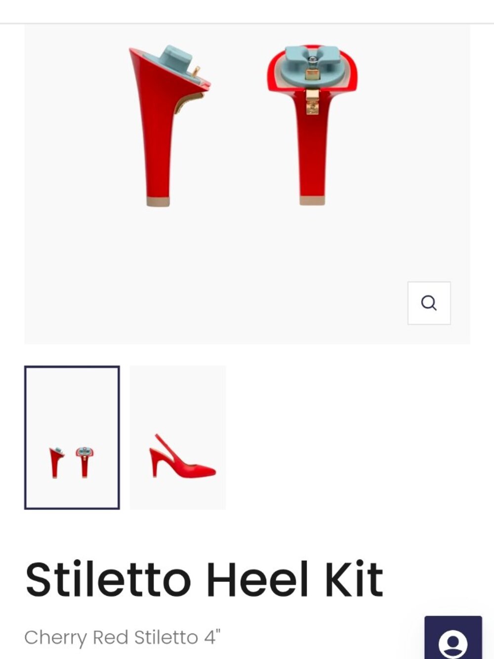 Pashion 4" Cherry Stiletto Heel Kit 5-6.5